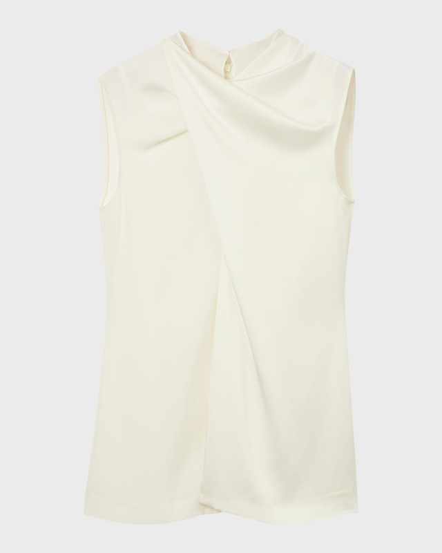 Greta Twist-Front Blouse